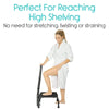 Perfect For Reaching High Shelving No need for stretching, twisting or straining
