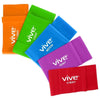 5 piece straight resistance band set by vive