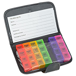 Leather Case Pill Organizer