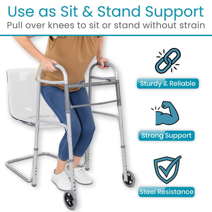 Use as Sit & Stand Support