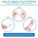 How to Apply Your Felt Pad