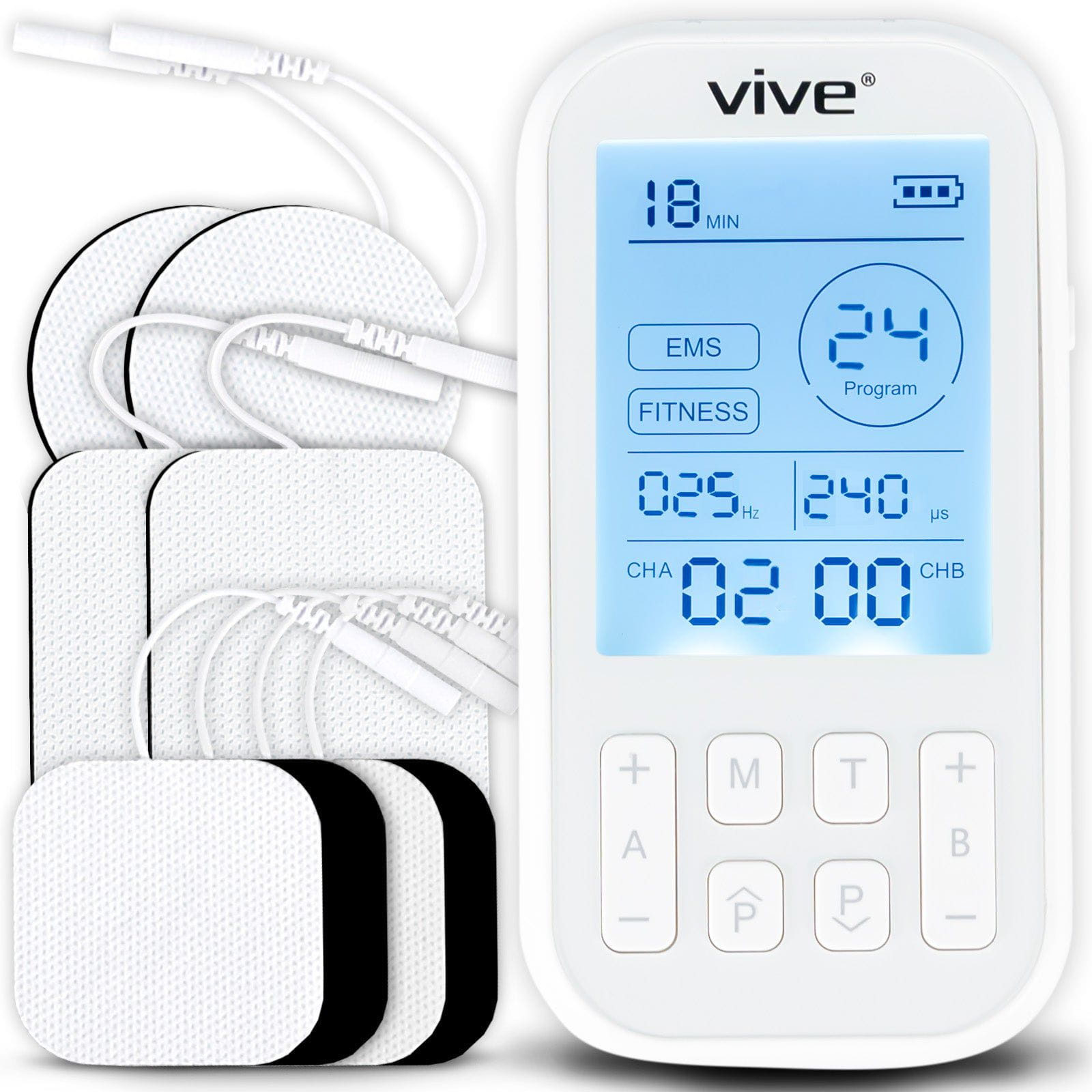 60 Mode TENS and EMS Unit