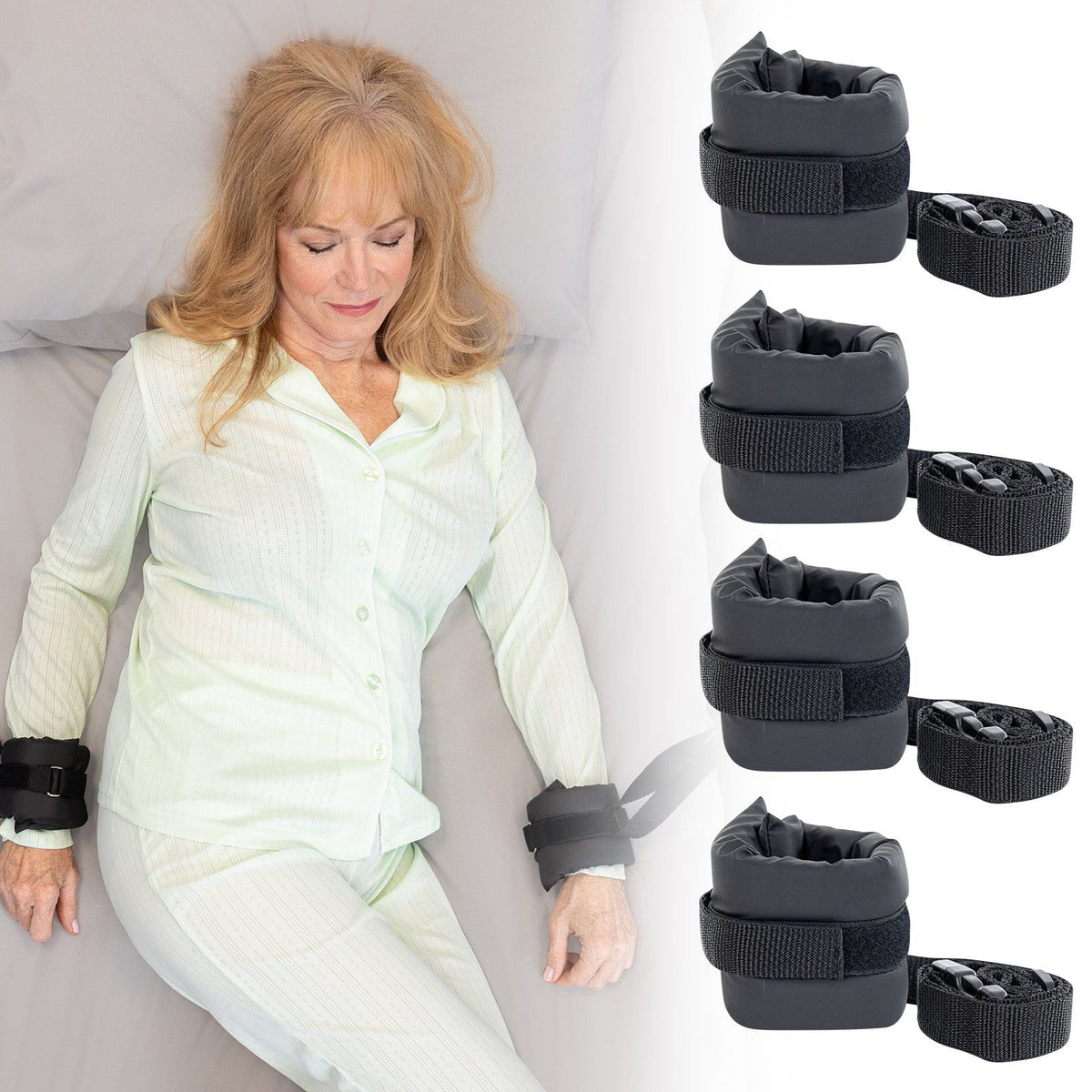 Custom Hand Restraints Dementia Hand and Foot Restraints — Vive Health