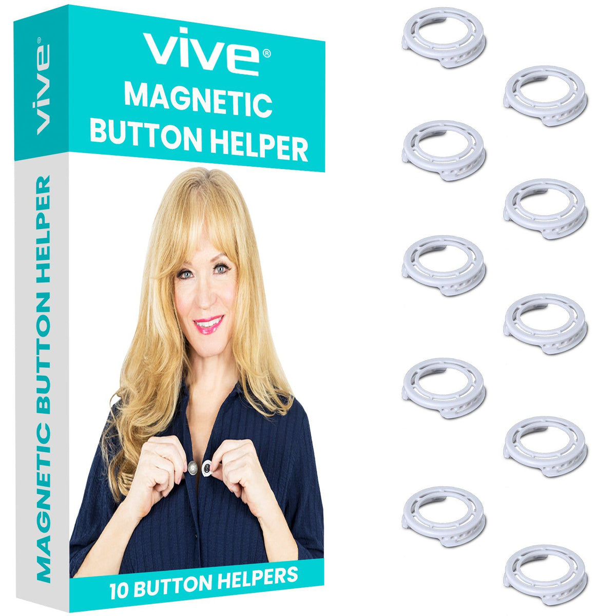 Button Helper - Magnetic Dressing Assist — Vive Health