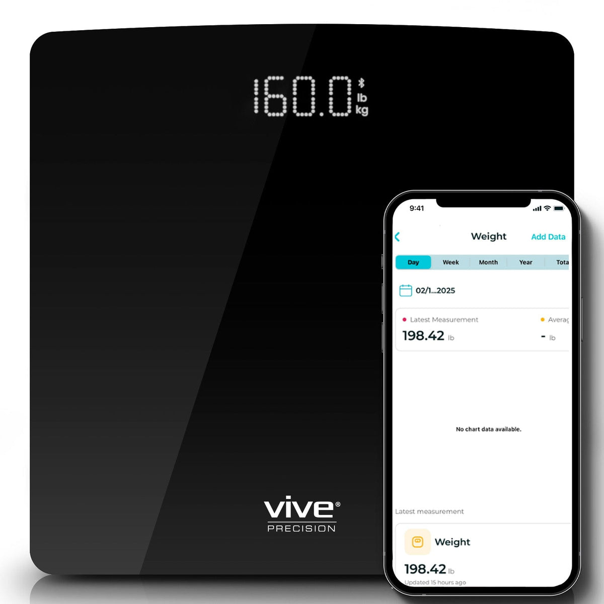 Digital Weight Scale Compatible with Smart Devices — Vive Health