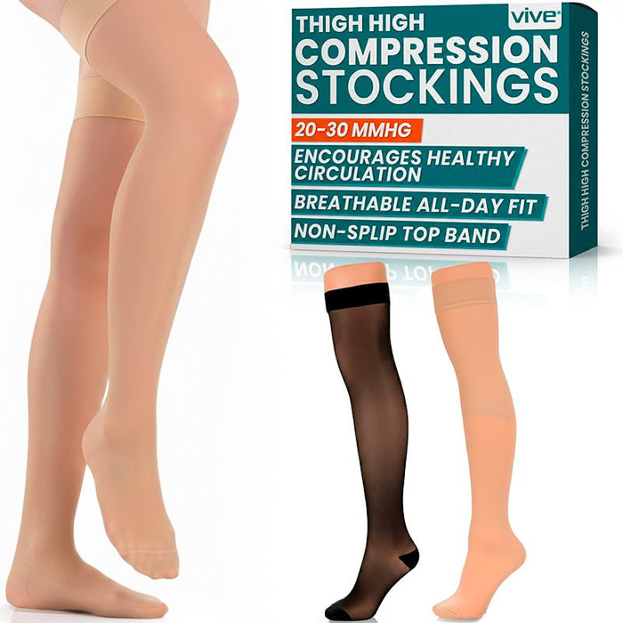 20-30 Thigh High Graduated Compression Stocking