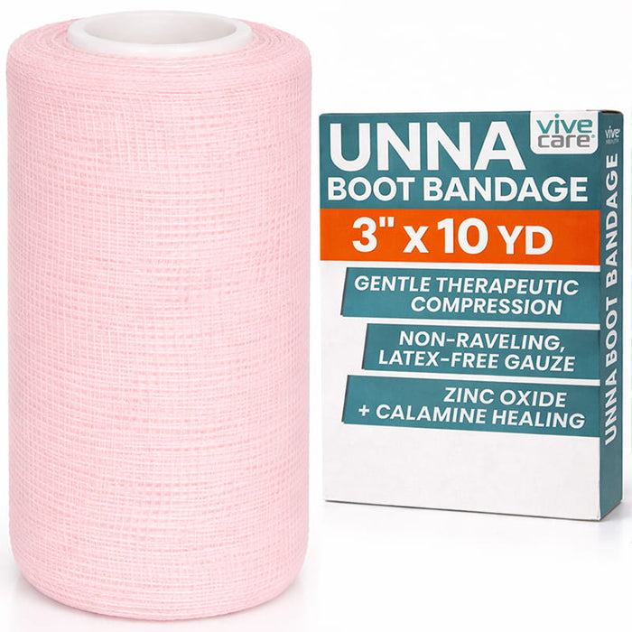 unna boot dressing DERMA SCIENCES - DER GL3001, 2773 - UNNA'S 3INX10YD EACH Can be left in place for up to 7 days McKesson Unna Boot 4 or
