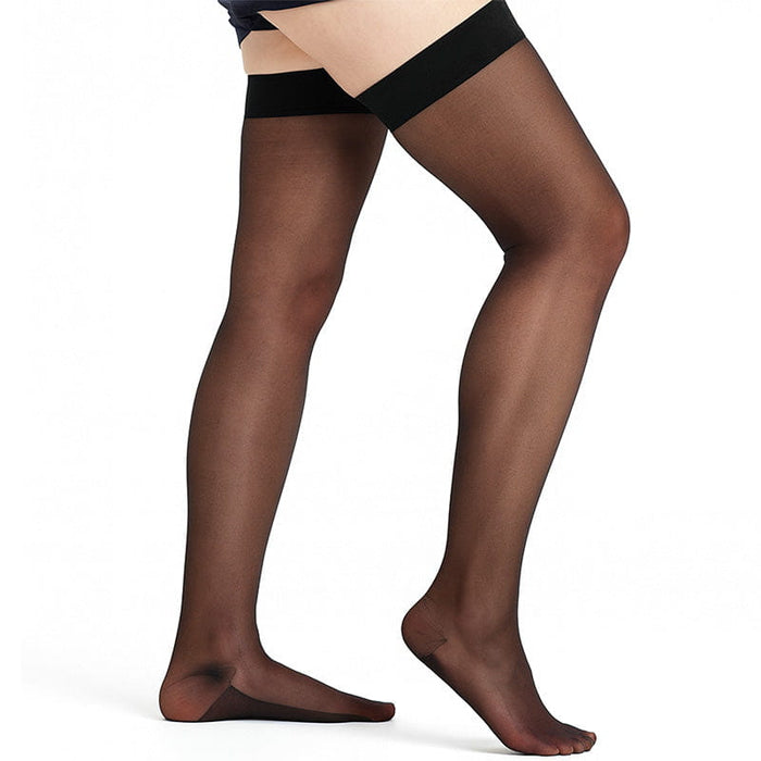 Vive Thigh High Compression Stockings 20-30mmHg, Small, Beige Vive Thigh High Compression Stockings 20-30mmHg, Small, Beige