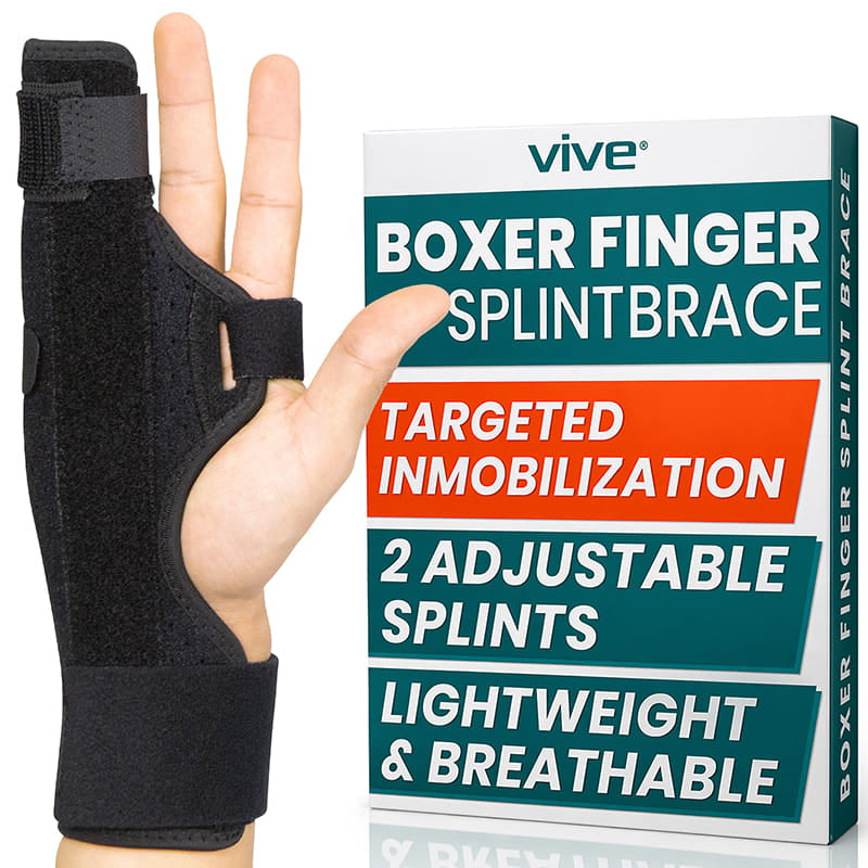 Boxer Splint - Hand & Finger Fracture Support Brace — Vive Health