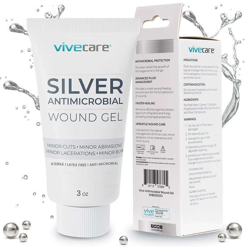 Silver Antimicrobial Wound Gel — Vive Health Silver Antimicrobial Wound Gel — Vive Health