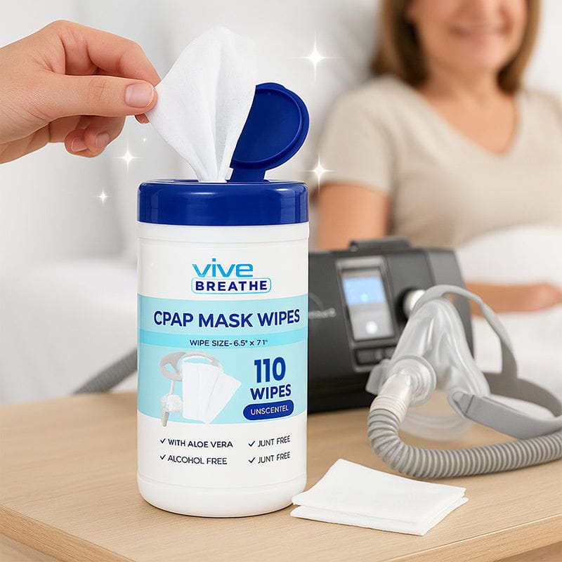CPAP Mask Wipes - Sanitize & Deodorize — Vive Health