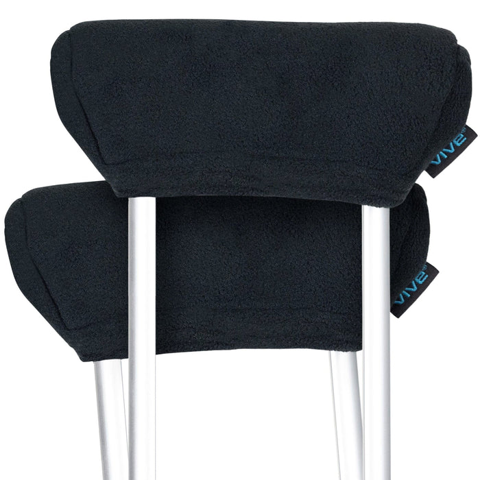 Fleece crutch pads