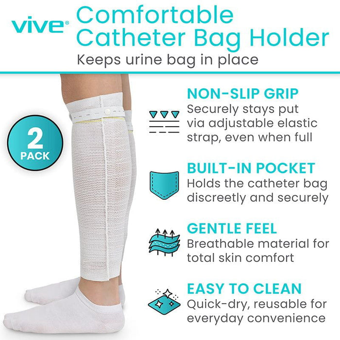 comfortable catheter bag holder to keep urine bag in place
