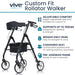 Vive Mobility Custom Fit Rollator Walker