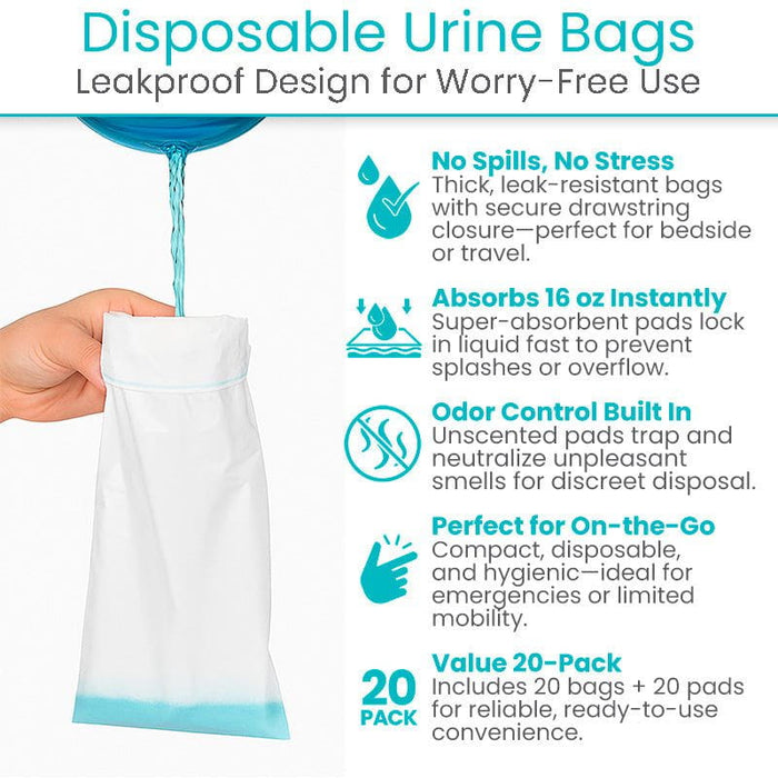 Disposable urine bags