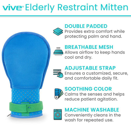 Vive Elderly Restraint Mitten
