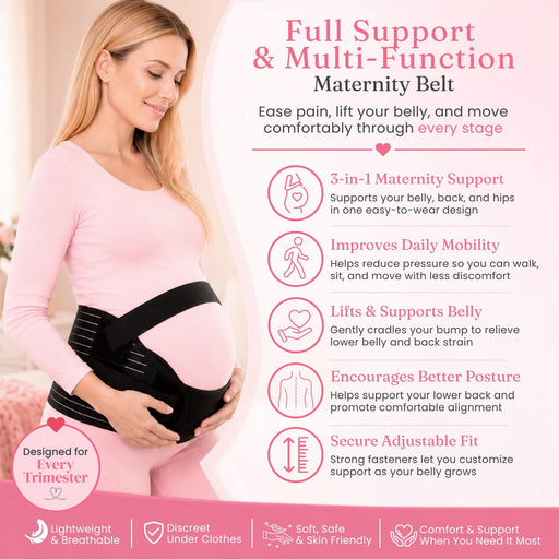 Full Support & Multi-Function Maternity Belt