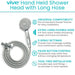 Vive Hand Held Shower Head with Long Hose