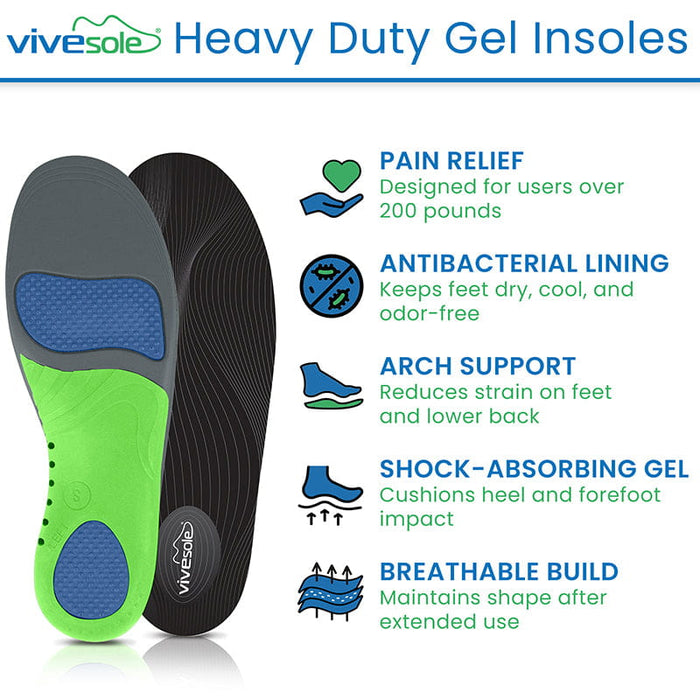 Vive Sole Heavy Duty Gel Insole