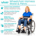 Vive Wheelchair Harness Waist and Pelvic