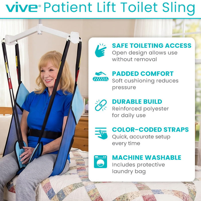 Vive Patient Lift Toilet Sling