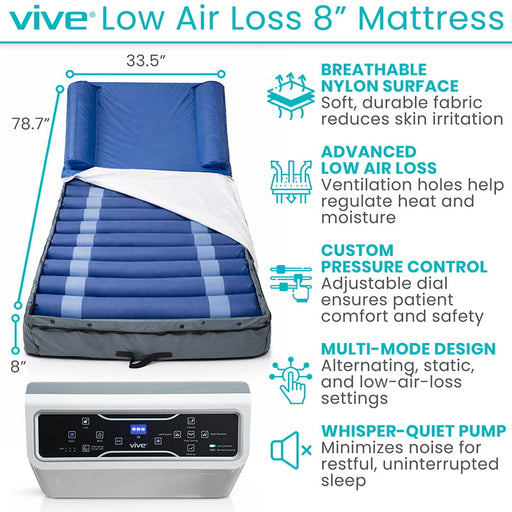 Vive Low Air Loss 8" Mattress