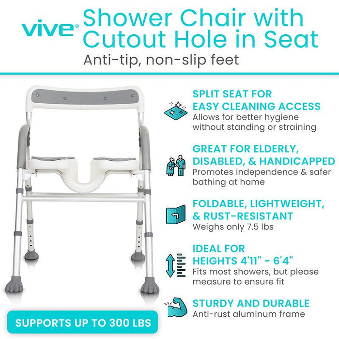 EasyRinse Shower Chair