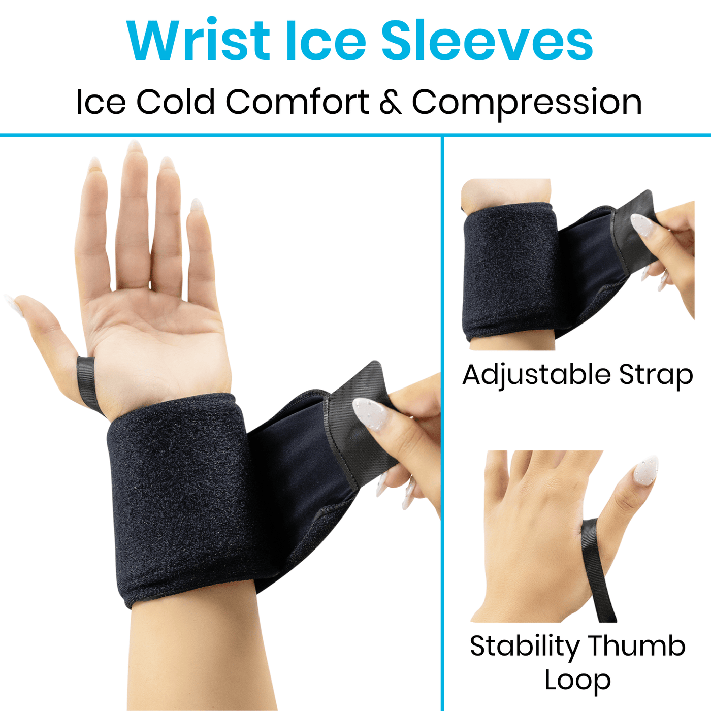Hot and Cold Wrist Wraps - Carpal Tunnel Aid — Vive Health