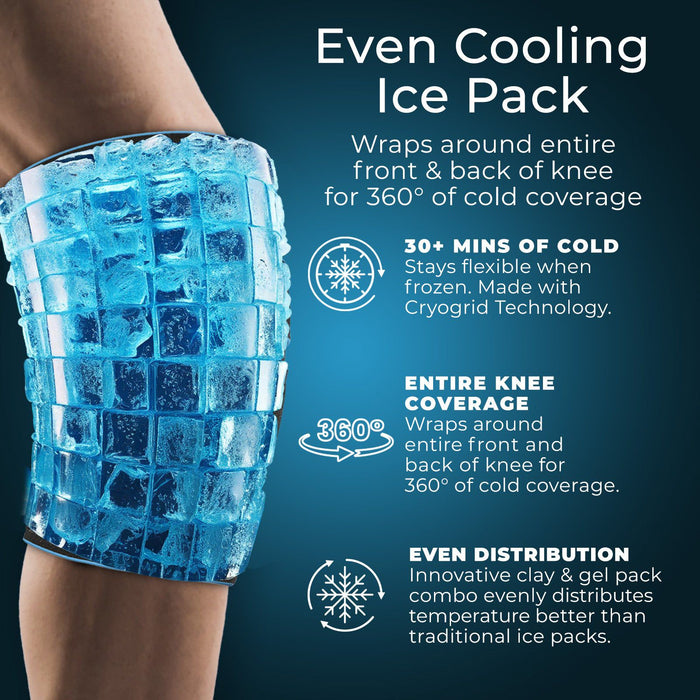 knee ice pack wrap