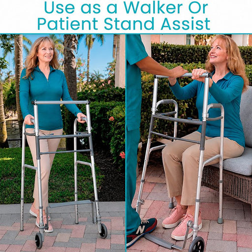Use as a Walker or Patient Stand Assist