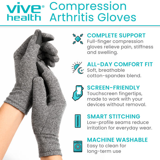 Vive Compression Arthritis Gloves