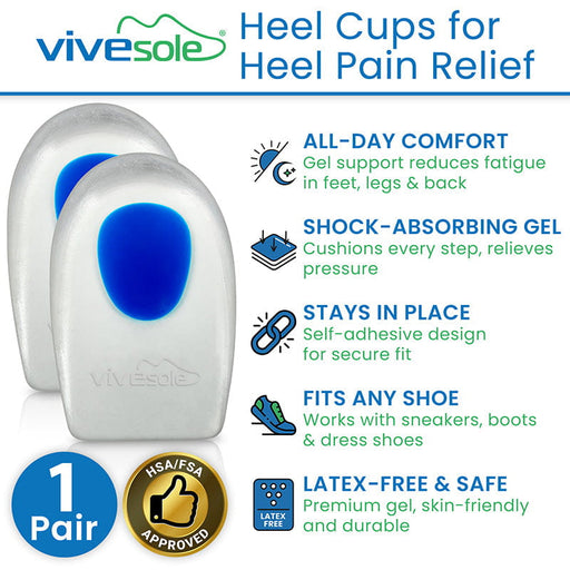 Heel Cups for Heel Pain Relief