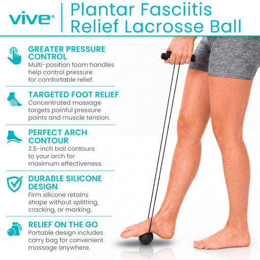 Vive Plantar Fasciitis Relief Lacrosse Ball