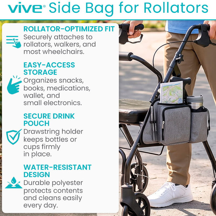 Vive Side Bag for Rollators