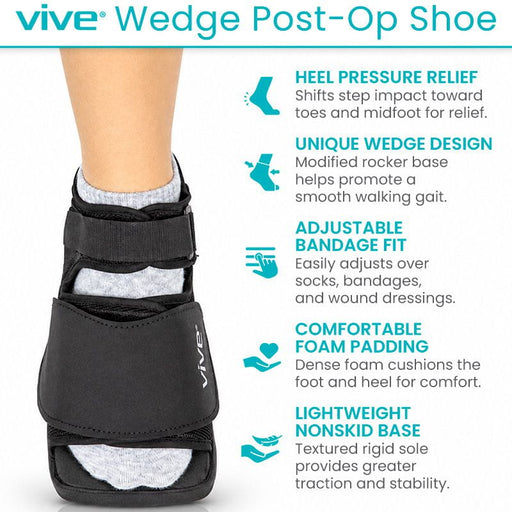 Vive Wedge Post-Op Shoe