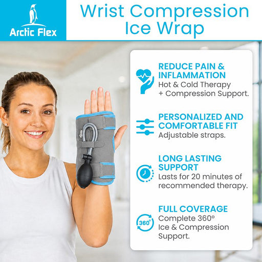 Arctic Flex Wrist Compression Ice Wrap