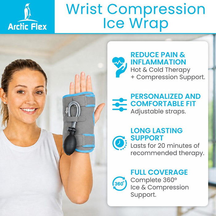 Arctic Flex Wrist Compression Ice Wrap