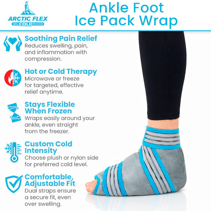 Ankle Foot Ice Pack Wrap