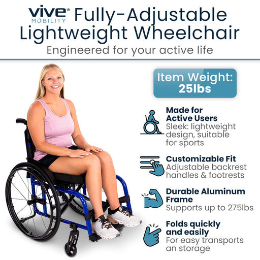 Fully-Adjustable Lightweight Weelchair