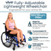 Fully-Adjustable Lightweight Weelchair