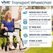 Vive Mobility Core Transport Wheelchair