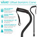Vive Offset Bariatric Cane