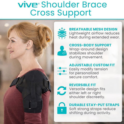 Shoulder Brace Cross Support Features