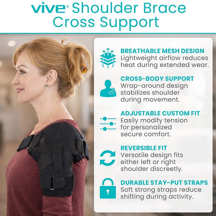 Shoulder Brace Cross Support Features