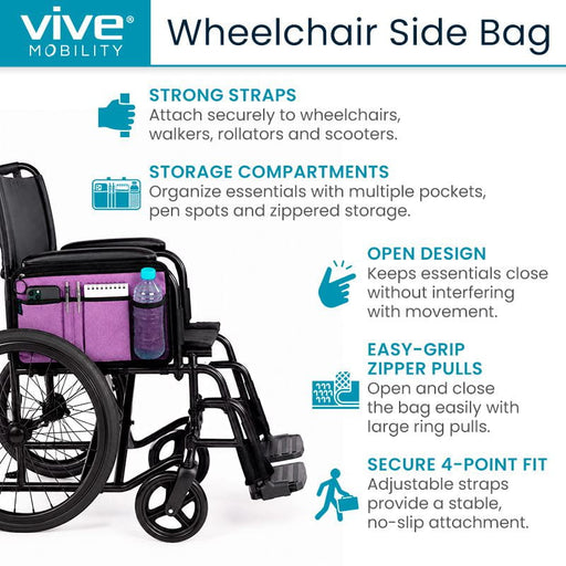 Vive Mobility Wheelchair Side Bag