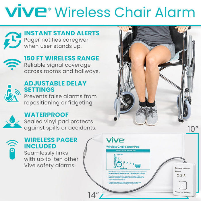 Vive Wireless Chair Alarm