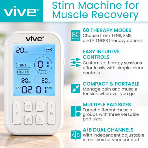 Vive Stim Machine for Muscle Recovery