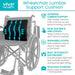 Vive Wheelchair Lumbar Support Cushion