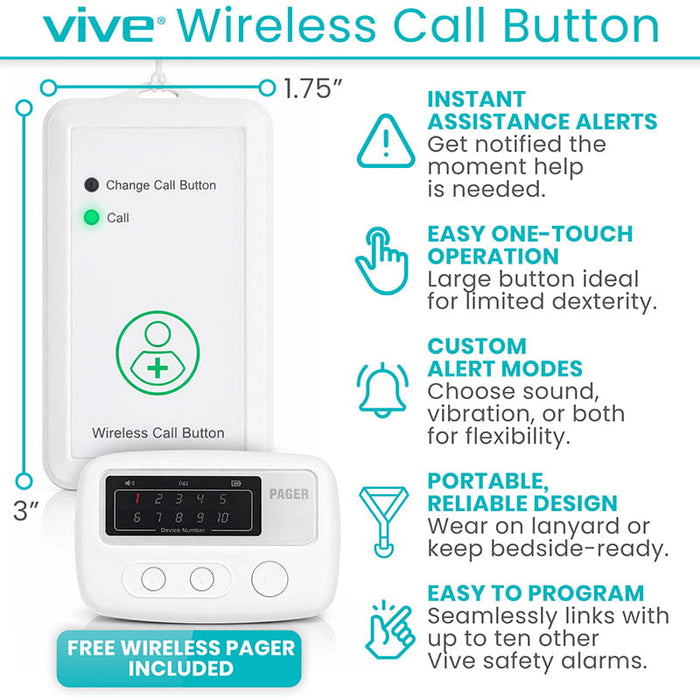 Vive Wireless Call Button
