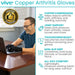 Vive Copper Arthritis Gloves